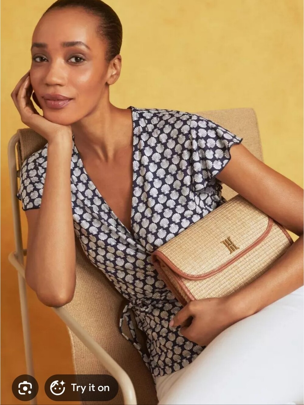 Hobbs London Shell Wrap Top